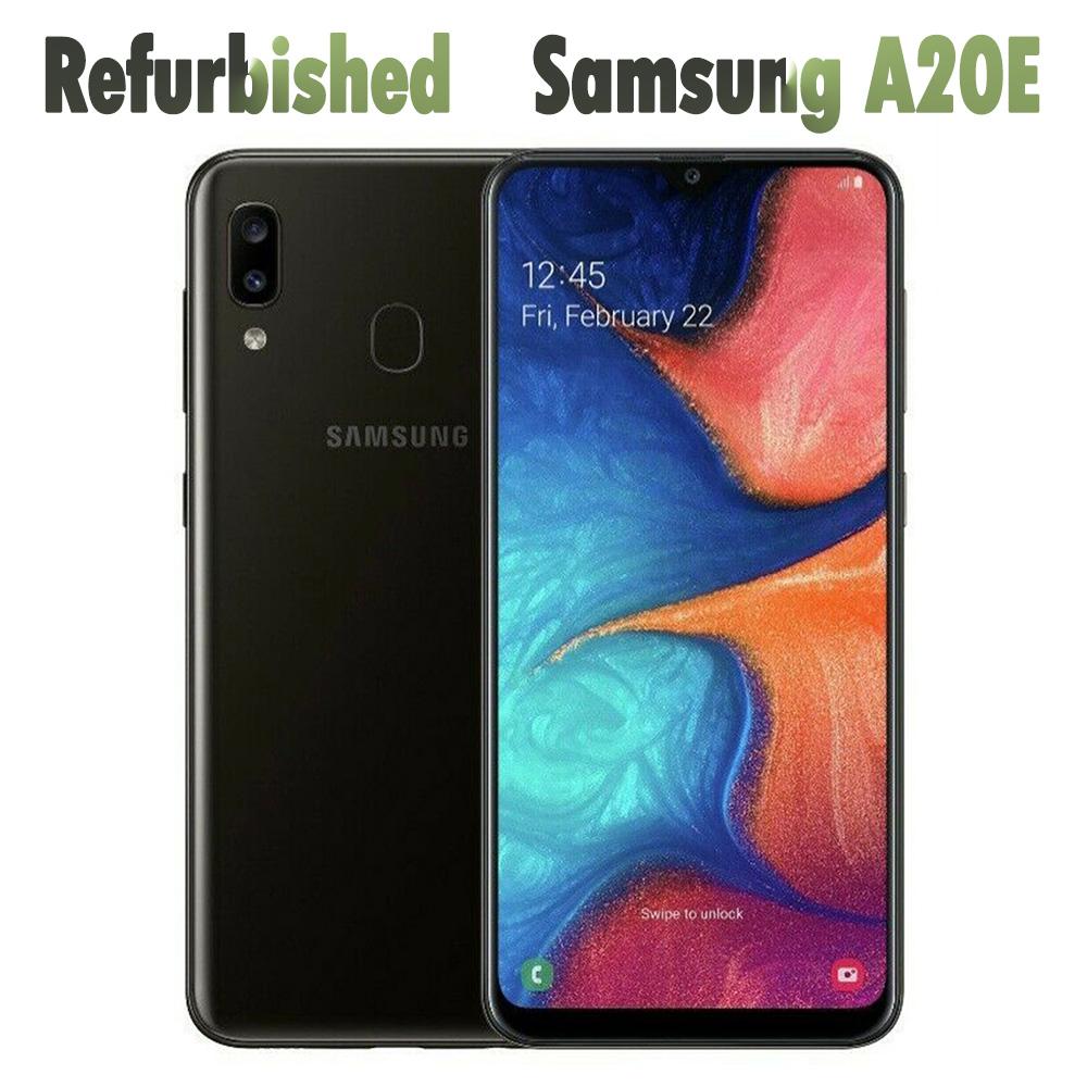 Teléfono móvil Samsung Galaxy A20e A202F reacondicionado con doble SIM, Android, 13,0 MP, 5,8 pulgadas, 32 GB, 3 GB de RAM