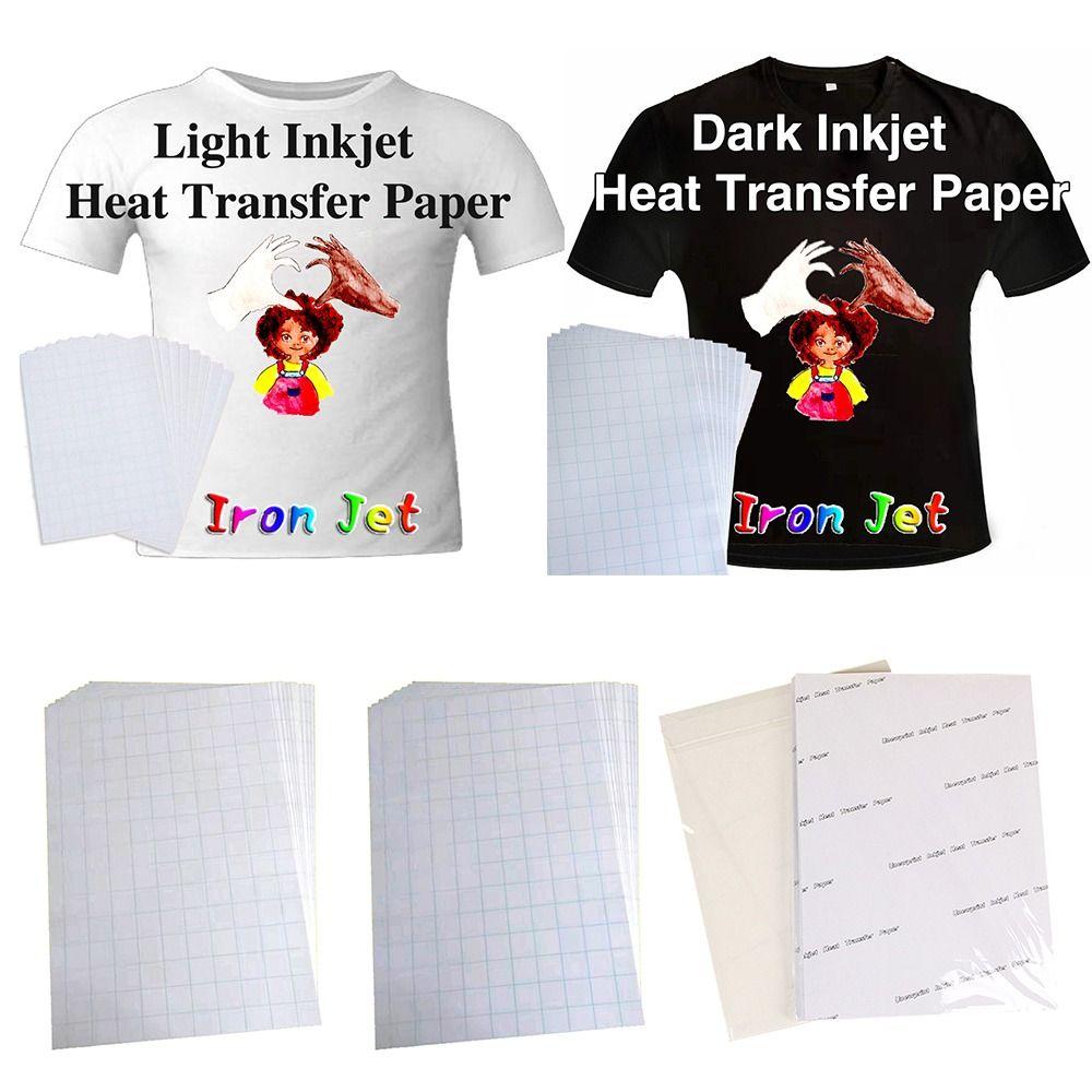 taniao78 Papel de impresión por sublimación de inyección de tinta térmica, pintura artesanal, camiseta, tela ligera, papel de transferencia térmica