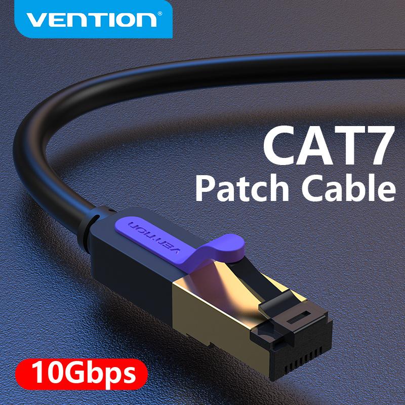 Vention Cable Ethernet Vention Cable Lan RJ45 Cat7 Cable de red UTP RJ 45 para Cat6 Cable de conexión compatible Cat5 para módem enrutador Cable Ethernet