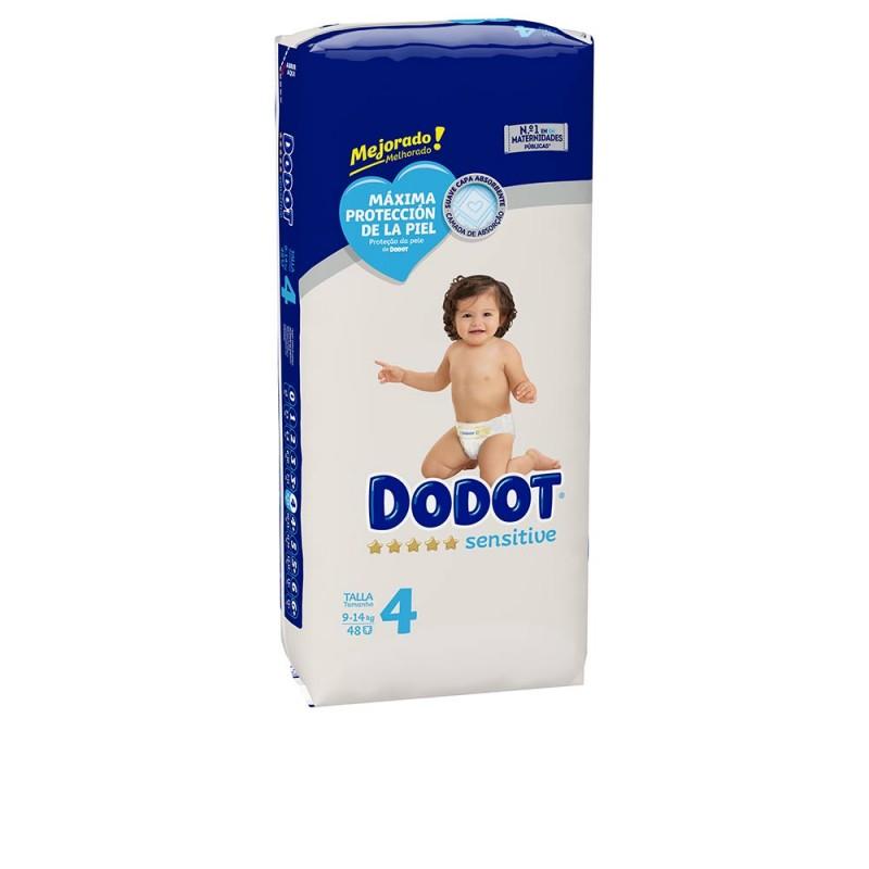 DODOT - DODOT SENSITIVE talla 4 pañales 9-14 kg 48 u