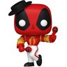 ¡Funkopop! Marvel: Deadpool 30th - Flamenco Deadpool, Figura de acción de vinilo coleccionable, 9,6 cm