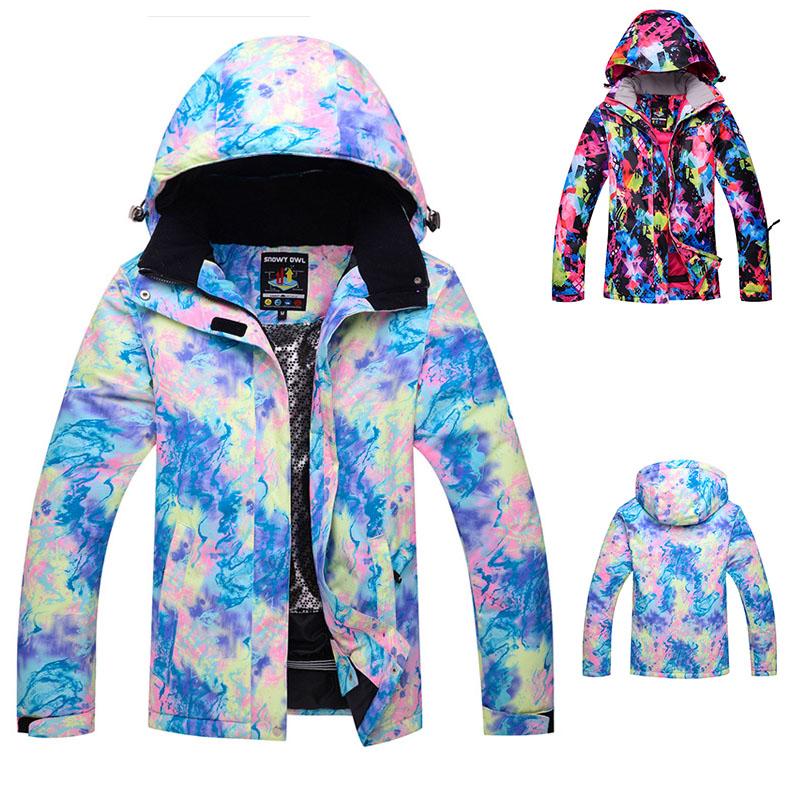 Tringa Nueva chaqueta de esquí para mujer Ropa de snowboard para mujer Al aire libre Traje cálido de algodón Chaquetas de nieve