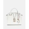 Guess Adi Bolso De Hombro Pequeño Satchel Blanco GG930605