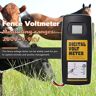VehicleKit Probador de cerca Digital de 9.9KV, voltímetro de cerca eléctrica para ganado, jardín, hogar, pantalla LCD con