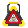 SHLGQ Triángulo de advertencia de avería de emergencia de automóvil de 1 pieza rojo con luz intermitente LED Carga USB Peligro de seguridad Trípode de automóvil Señal de alto Accesorio de automóvil