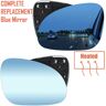 Topupauto Para VW Golf GTI Jetta 5 MK5 06-10 Passat B6 espejo lateral izquierdo y derecho cristal azul retrovisor Exterior gran angular piezas de coche