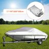 VehicleKit Cubierta para barco yate protección al aire libre impermeable resistente plata reflectante 300D tela Oxford