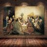 La última cena Da Vinci famosa pintura al óleo cristianismo Jesús carteles religiosos e impresiones imagen de pared para decoración para sala de estar