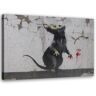 Feeby Canvas print, Banksy rat's paw