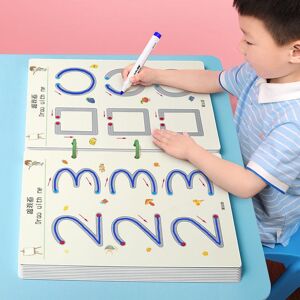 Magical Tracing Workbook Caligrafía reutilizable Copybook Pen Control Training Book For Kids Children Toys Education Papelería