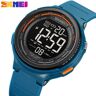 SKMEI Japón movimiento digital luz LED cuenta regresiva relojes deportivos para hombre moda 5bar reloj de pulsera impermeable reloj despertador