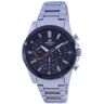 Casio Edifice Chronograph Analog Solar EQS-930DB-1A EQS930DB-1 100M Reloj Hombre