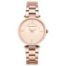 French Connection Crystal Accents Rose Gold Tone Dial Quartz FCS1015RGM Reloj de mujer