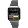 Reloj unisex Casio Vintage Digital de acero inoxidable con pulsera de cuarzo A120WEGG-1B