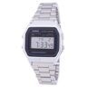 Reloj Casio Digital de acero inoxidable con alarma diaria A158WA-1DF A158WA-1 para hombre