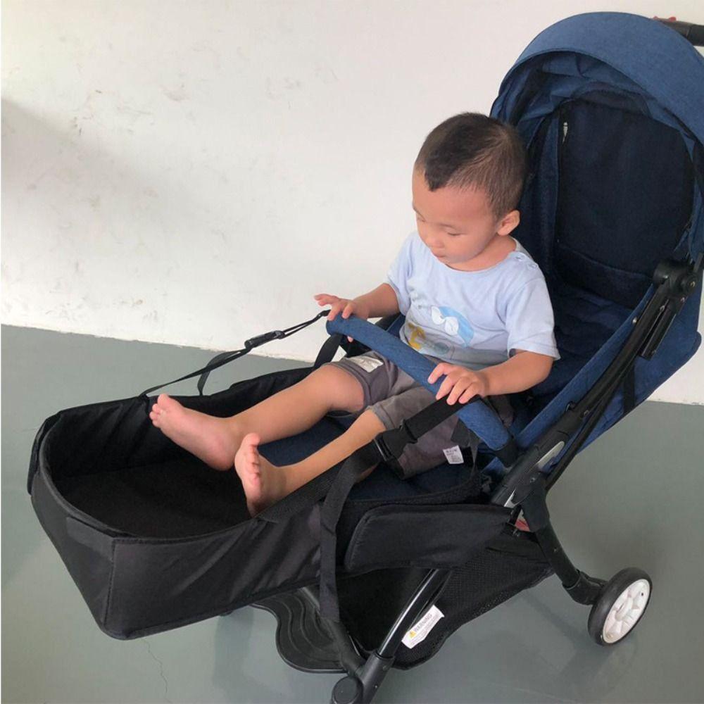 JuliHydraulic Estructura estable cochecito de bebé carrito de extensión de pie reposapiés asiento para niños