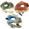 XuYiEC Máscara de dinosaurio dragón de Halloween, máscara de látex con boca abierta, casco de dinosaurio de terror, máscara de dinosaurio, disfraz de fiesta, máscara asustada