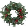 Bestseller Coronas navideñas Decoraciones artificiales de invierno con frutos rojos de 30 cm