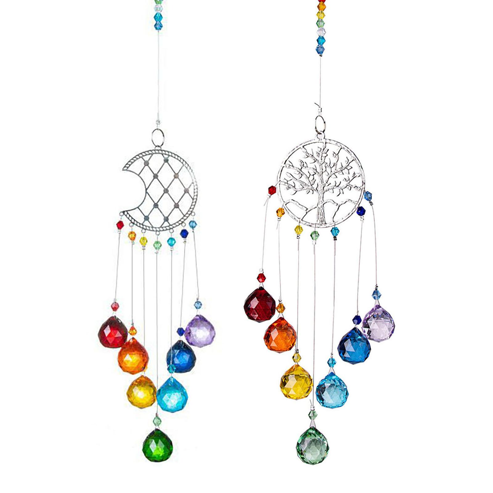 Kitchen Supplies 2 Window Hanging Ornament, Rainbow Maker, Ball Drop Pendant, Charm for Outdoor