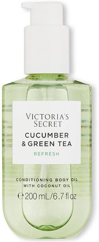 Victoria's Secret - Aceite corporal nutritivo Natural Beauty - Pepino y té verde -