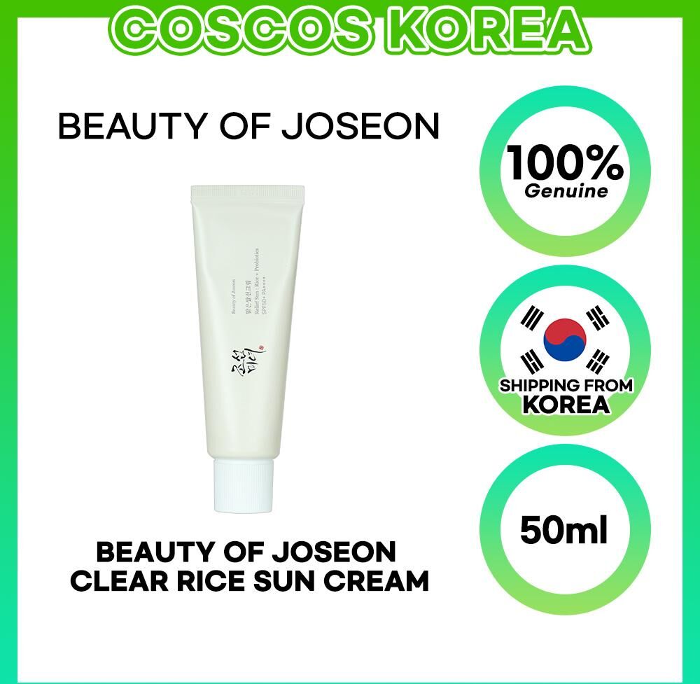 Beauty of Joseon Belleza del sol de alivio de Joseon : Arroz+Probióticos 50ml SPF50+/PA++++ Crema Solar Protección Solar