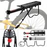 CLOUD Outdoor Sports Portaequipajes trasero para bicicleta, portaequipajes de liberación rápida, color negro