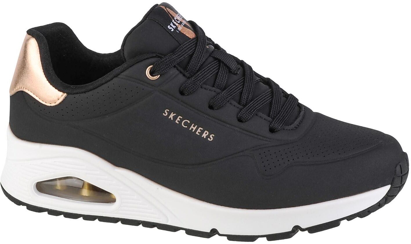 Skechers Uno-Golden Air, Zapatillas Negras Mujer