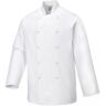 Portwest Chaqueta de Chef de Manga Larga Sussex Unisex Adulto