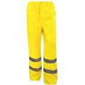 Yoko Workwear Pantalón de trabajo de polialgodón de alta visibilidad para hombre (regular)