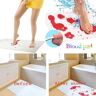 Lolili Alfombrilla de baño que cambia de color y se vuelve roja cuando se ducha, regalo novedoso para el baño