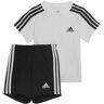 Conjunto Deportivo para Bebé Adidas Three Stripes Negro Blanco 6-9 meses