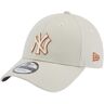 New Era Team Outline 9FORTY New York Yankees Cap, Mens beige Cap