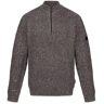 Sudadera de punto con cremallera y cuello Solomon Marl de Regatta para hombre