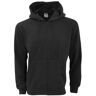 Sudadera con capucha y cremallera completa lisa para hombre SG