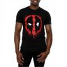 Deadpool - Camiseta de algodón con cara salpicada para hombre
