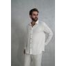 Mai RusselCamisa oversize beige de hombre