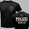 FT T Shirts Camiseta corta informal de algodón para hombre, 100% de la policía estatal alemana, Swat Force Sek Spezialeinsatzkommando Polizei