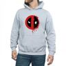 Deadpool Sudadera con capucha y logotipo de salpicaduras de pintura para hombre