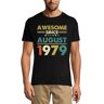 Camiseta ULTRABASIC para hombre Impresionante desde agosto de 1979 - Regalo para la camiseta del 42 cumpleaños