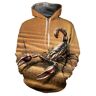 bobby 2 Otoño Invierno Animal Escorpión Sudaderas con estampado 3D Hombres/Mujeres Moda Manga larga Hip-Hop Streetwear Sudaderas