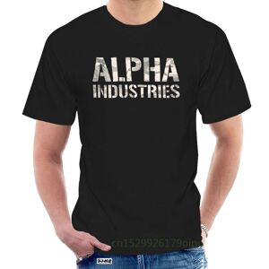 Alpha Camiseta hombre Alpha Industries Camo T Shirt S Summer Cotton T Shirt Funny T-Shirt Novelty Tshirt Women 2372R