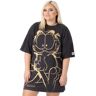 Pertemba FR - Apparel Garfield Vestido tipo camiseta extragrande para mujer/dama