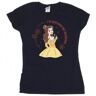 Disney Mujeres/Damas La Bella y La Bestia Preferiría Estar Leyendo Camiseta de Algodón