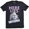 Beetlejuice Camiseta unisex para adultos Aquí yace