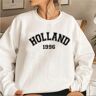 bicheng Tom Holland 1996 Sudadera de cuello redondo Unisex, sudaderas con capucha gráficas para hombres y mujeres, ropa de calle, sudaderas de gran tamaño, Sudadera con capucha informal para mujer