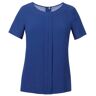 Brook Taverner Mujer/Señora Verona Crepe De Chine Blusa Manga Corta