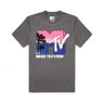 Pertemba FR - Apparel Camiseta MTV con logo de palmera para mujer/mujer