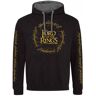 LORD OF THE RINGS El señor de los anillos sudadera con capucha dorada unisex para adulto