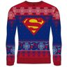 Superman Unisex Adult Truth Logo Christmas Jumper