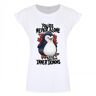 Psycho Penguin - Camiseta para mujer, nunca estás solo cuando tienes demonios interiores